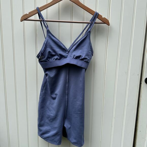 Alo Yoga Alosoft Suns Out Onesie Infinity Blue Size XS Limited Edition Romper - Picture 11 of 14